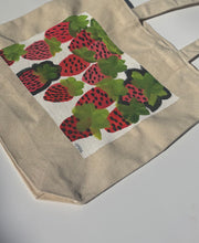 Load image into Gallery viewer, La Fraise Hand Painted Tote