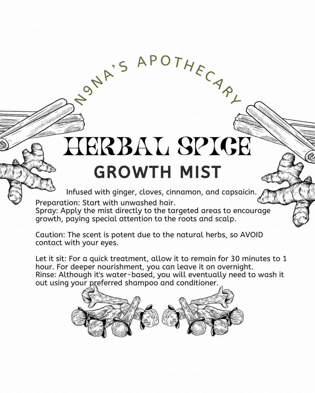 Herbal Spice Growth Mix