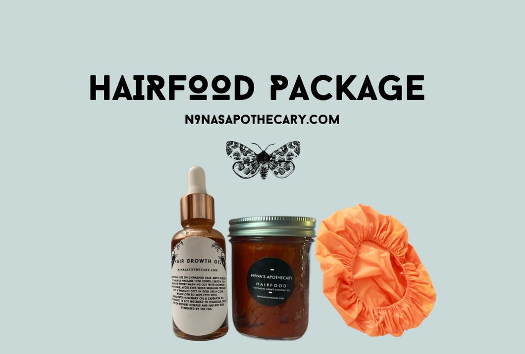 Hair food package